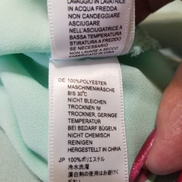 Forever 21 Career Casual Women's Teal Pullover Long Sleeve Size-See Measurements - Picture 8 of 8